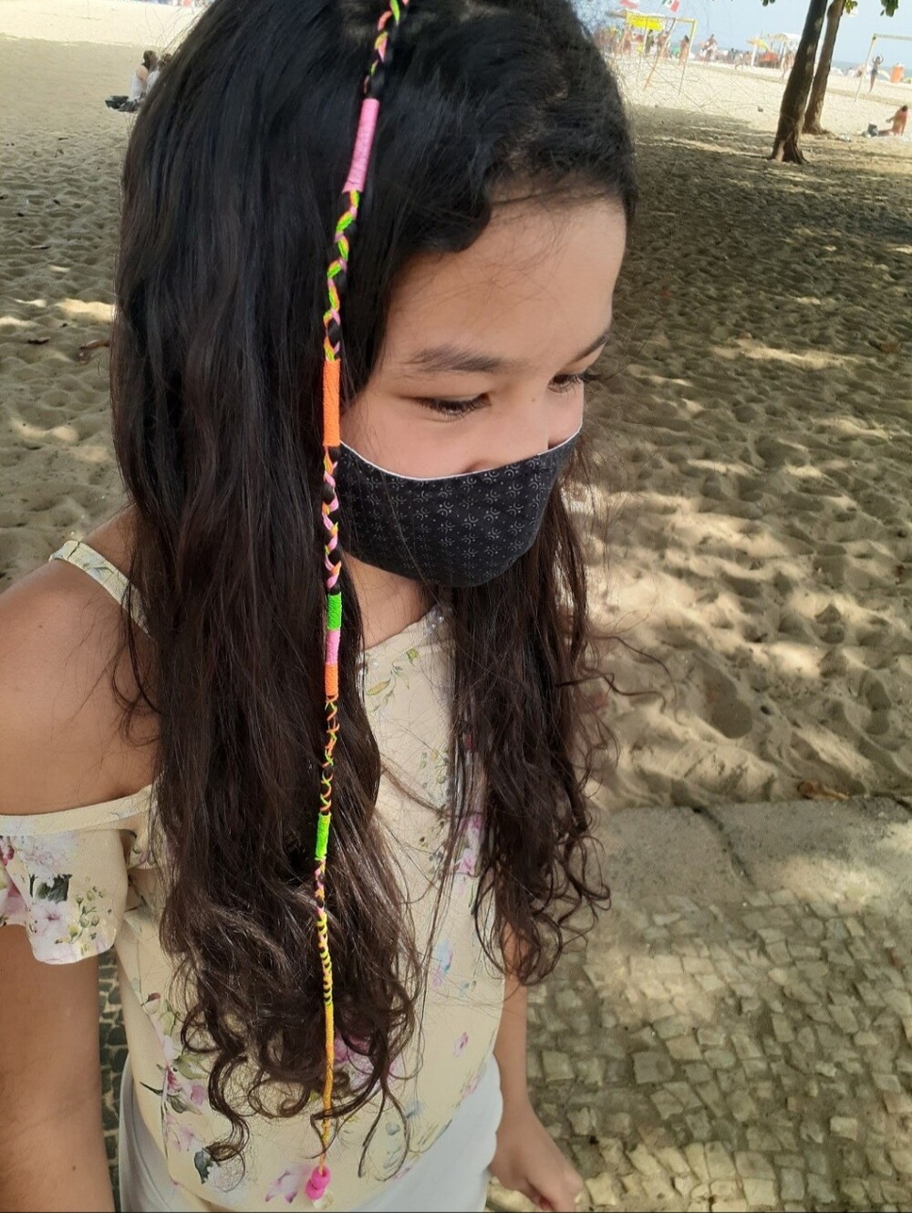 Handmade Thread Hair Wrap – Custom Length & Color For Children